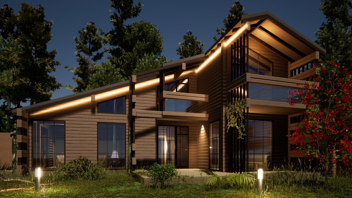 Вечерний вид