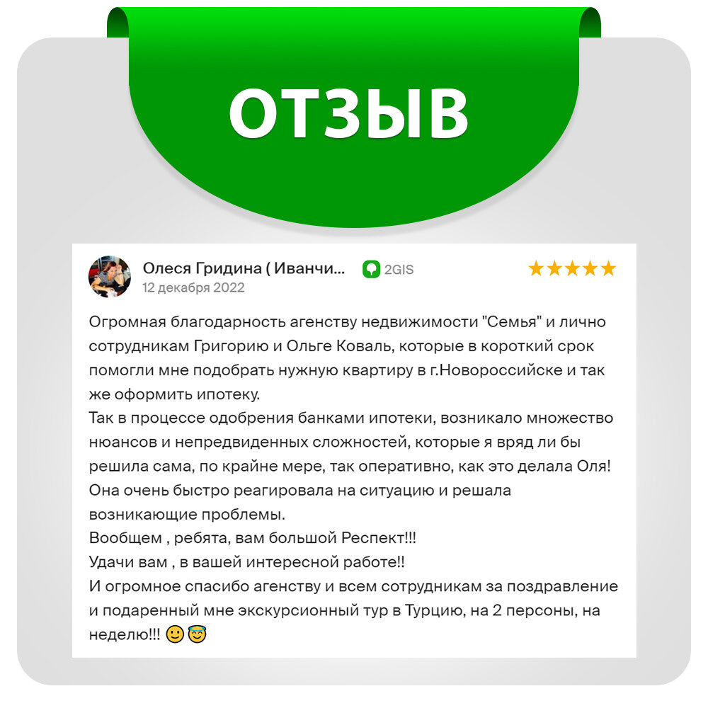 Отзывы о работе АН 