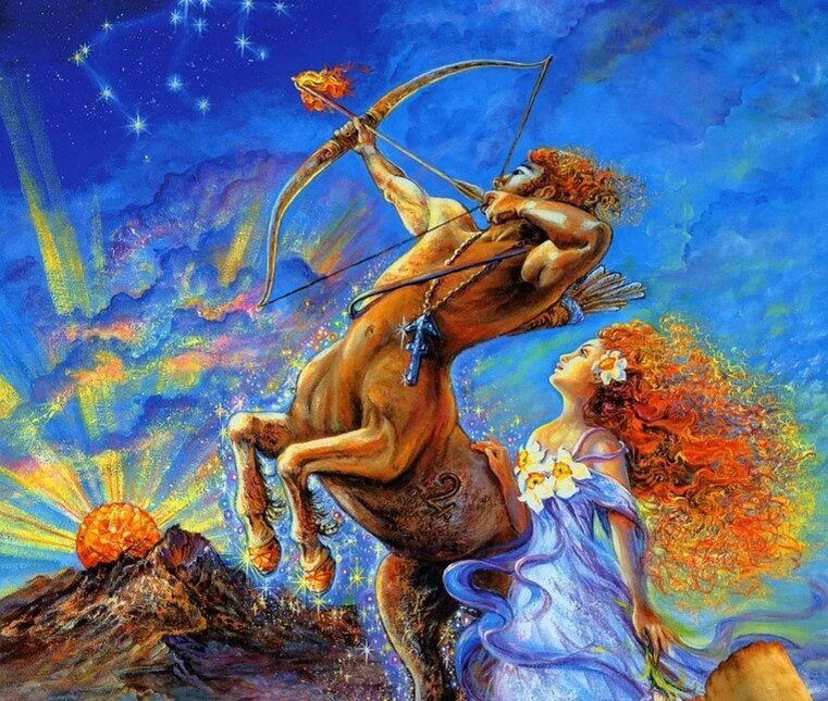 Художник Жозефина Уолл (Josephine Wall) «Sagittarius»