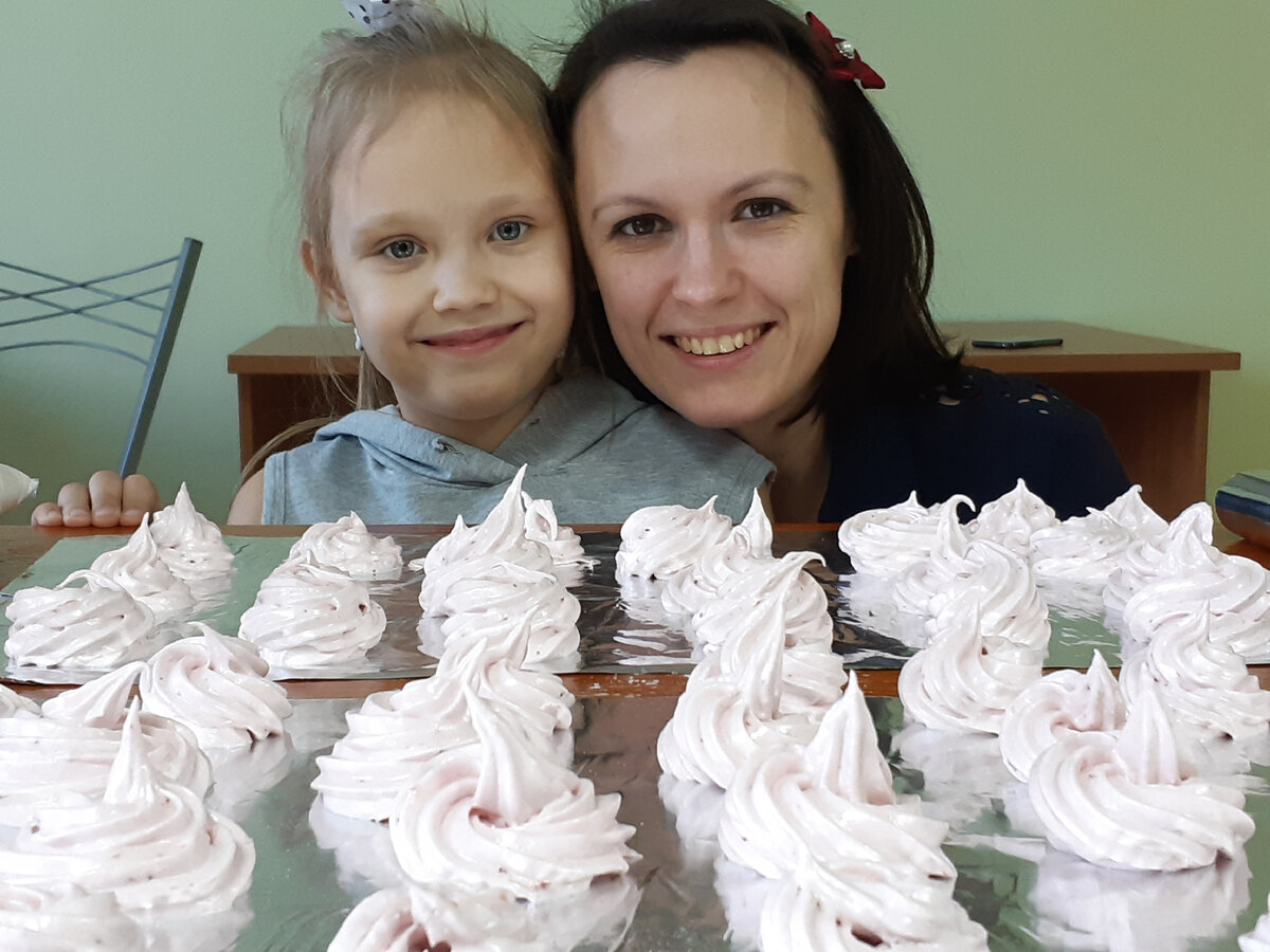 Учимся делать зефир с Миладой