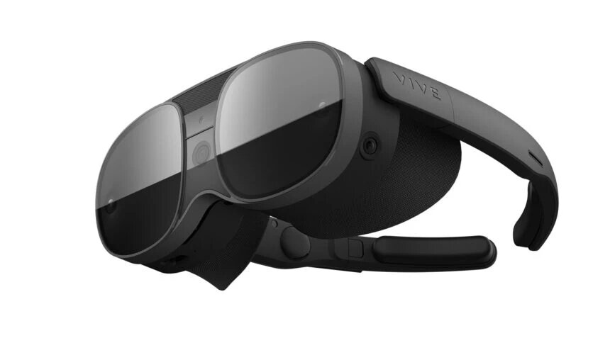 Vive XR Elite с височными креплениями вместо аккумулятора