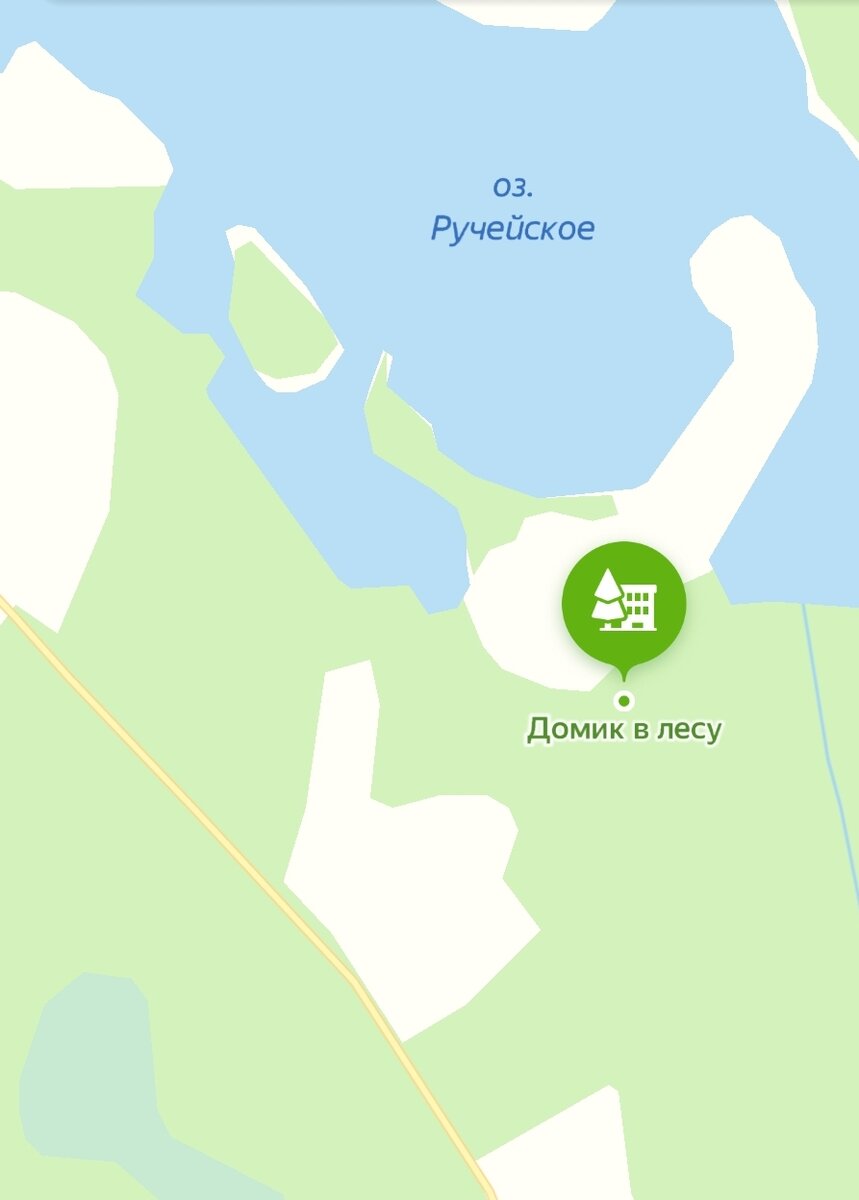 Даже на Яндекс.картах нет дороги к этому домику