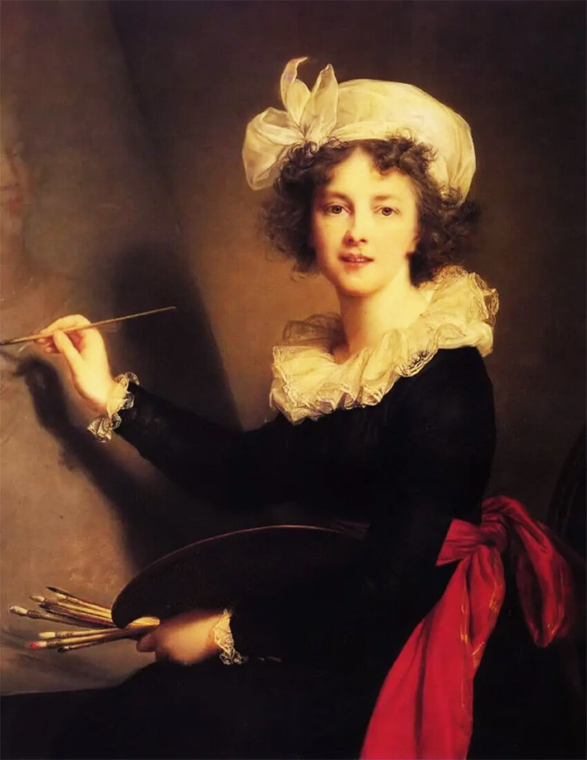 Автопортрет. Автор Элизабет Виже-Лебрен. 1790 год - 