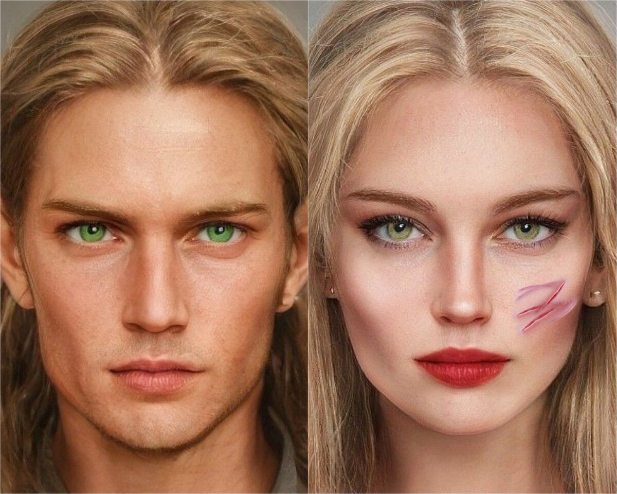 Я так вижу героев.