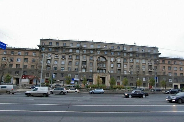 Сталинка на Кутузовском проспекте. © Яндекс Карты