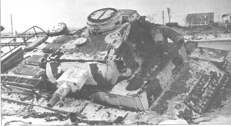 Подбитый в Ленинградской области немецкий Танк Pz.Kpfw. III Ausf. N