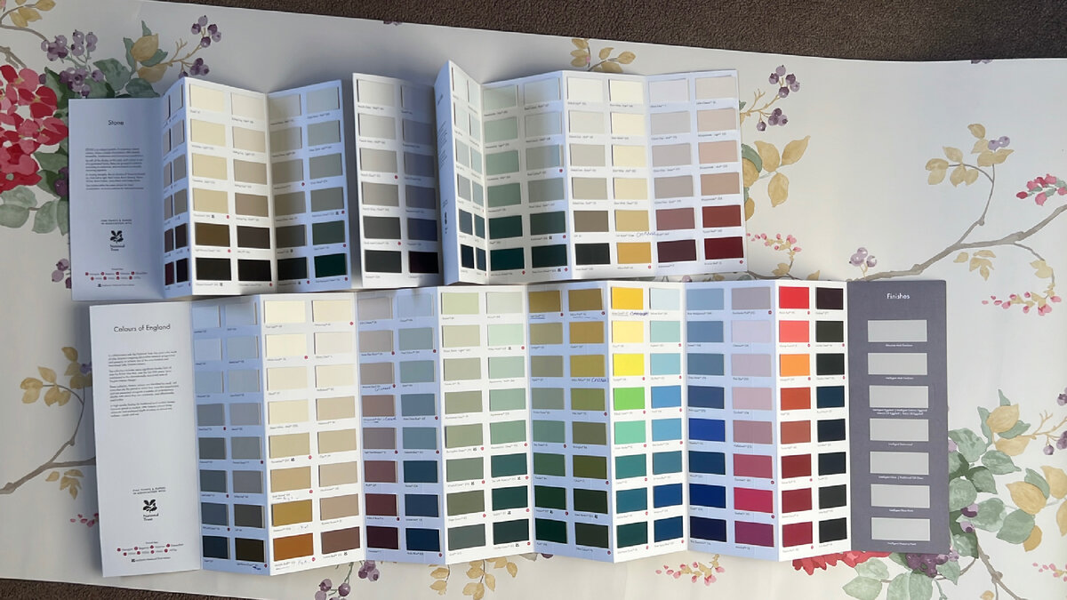 Палитра красок «Little Greenе». Фотография из личного архива. 