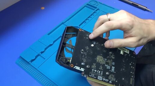 Ремонт ASUS GTX 1650 после МАЙНИНГА и ИСТОРИЯ одного smd компонента... _ Нет изображения пост код B2