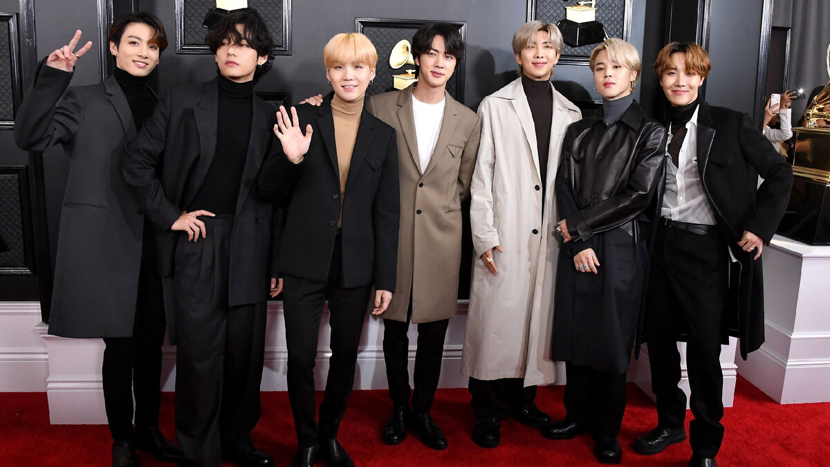 BTS на вручении 62й премии Грэмми (2019)