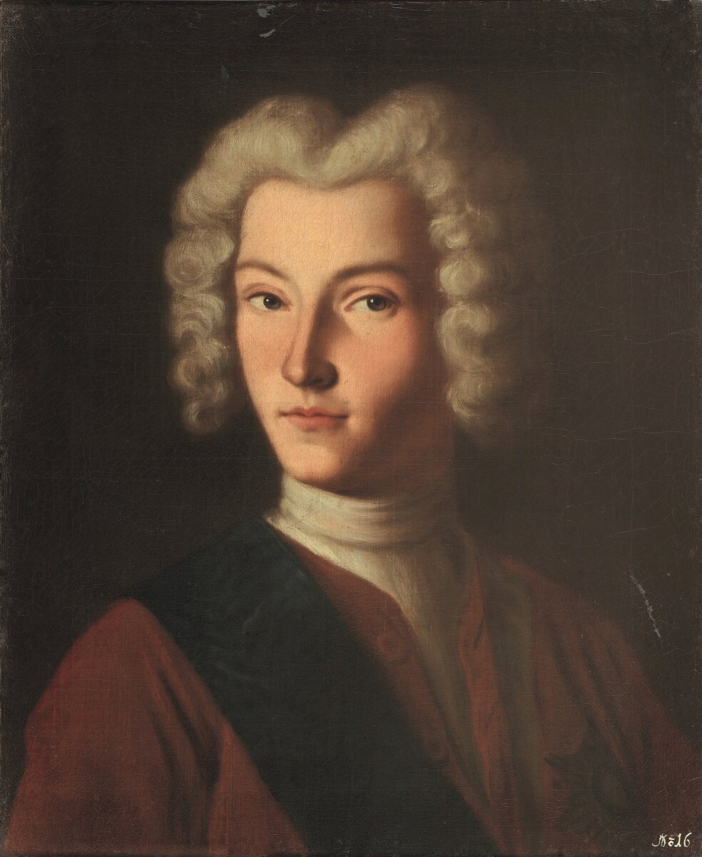 Портрет Петра II, императора России (1727-1730). Государственная Третьяковская Галерея, Москва