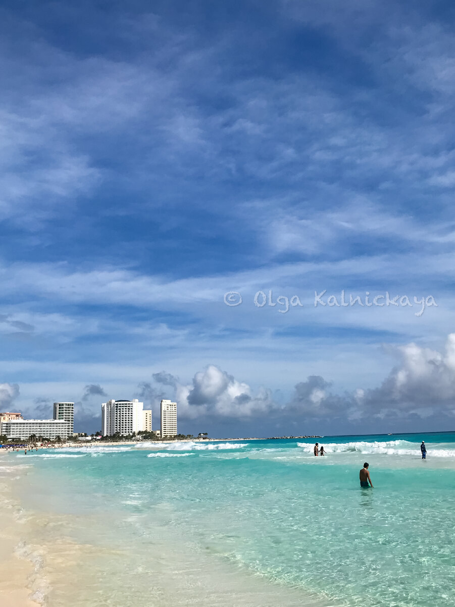 Пляж 🏖 в Мексике. Канкун.