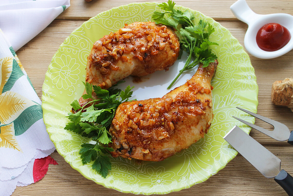 Куриные окорочка с картофелем в мультиварке – кулинарный рецепт