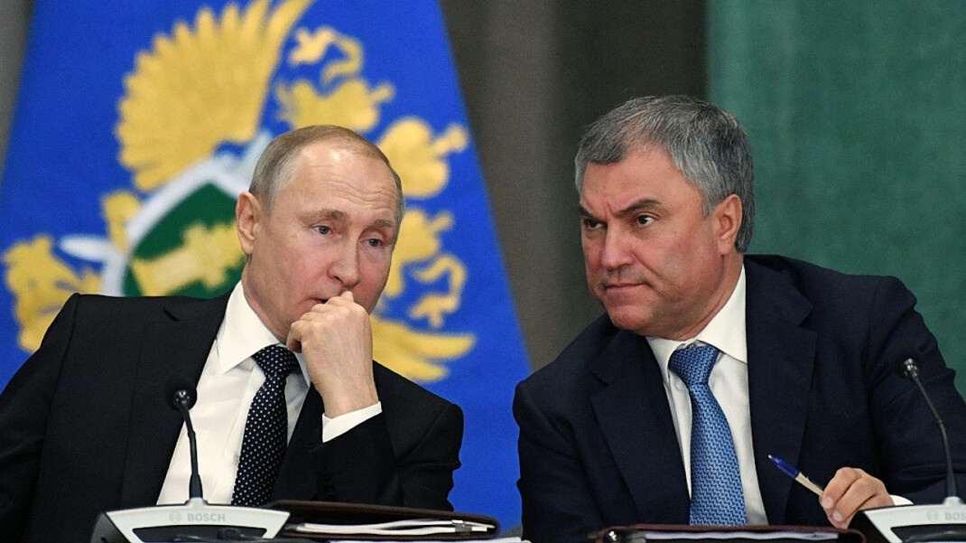 Фото: Григорий Сысоев / «РИА Новости» cообщают «Открытые медиа» https://openmedia.io/news/n1/volodin-nazval-oskorbleniem-rossiyan-i-napadkami-na-stranu-slova-bajdena-o-putine-ubijce/