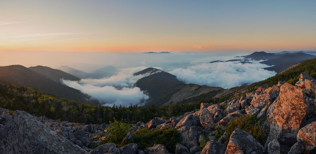 Приморский край природа Пидан Золотая осень