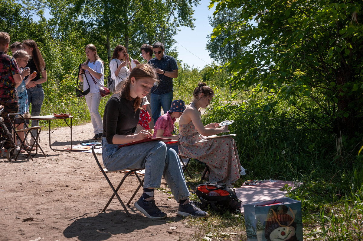 фото с открытого пленера