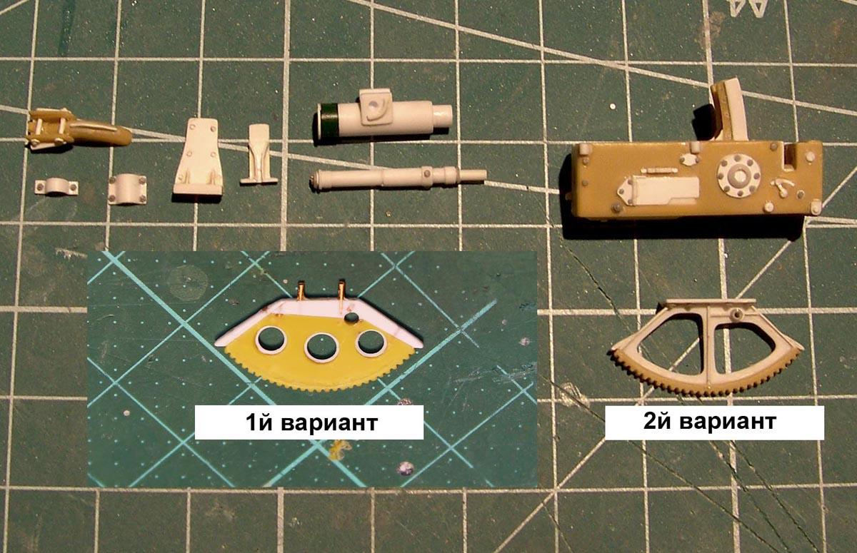Как видите, большинство деталей выполнено в полукустарных условиях. Они доведены до совершенства. Видно насколько моделист был увлечен детализацией своего творения