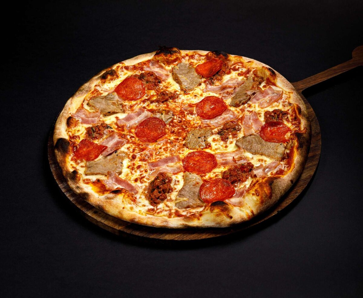 пиццы мясная рецепт фото 12