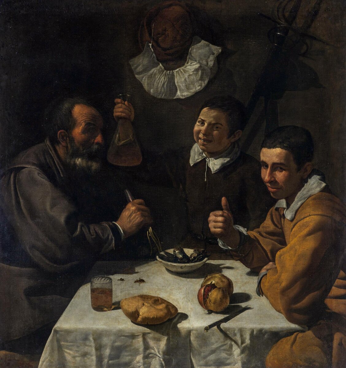 Диего Веласкес. Завтрак. Испания, около 1617 года
