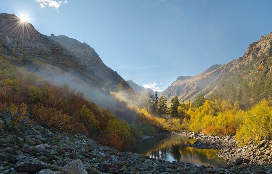 Осень в горах Чечни