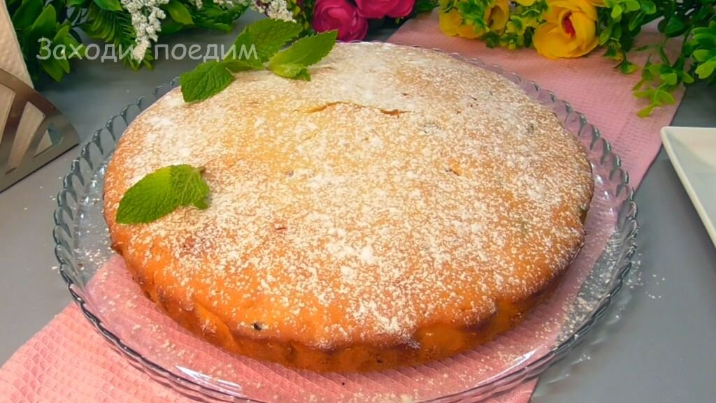 🥧 Пирог на ряженке. Минимум ингредиентов, просто и быстро готовить.