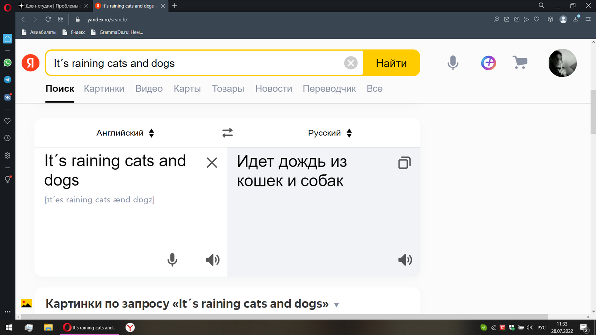 Не пользуйтесь переводчиком,  если видите, что перед вами явно какое-то устойчивое выражение. Ищите его во фразеологических словарях или на сайтах, где толкуют значение идиом.