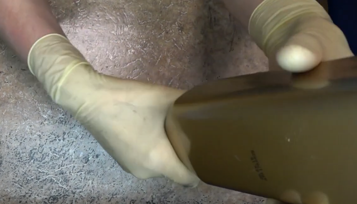 Фото 5. Перемешиваем тонер с девелопером