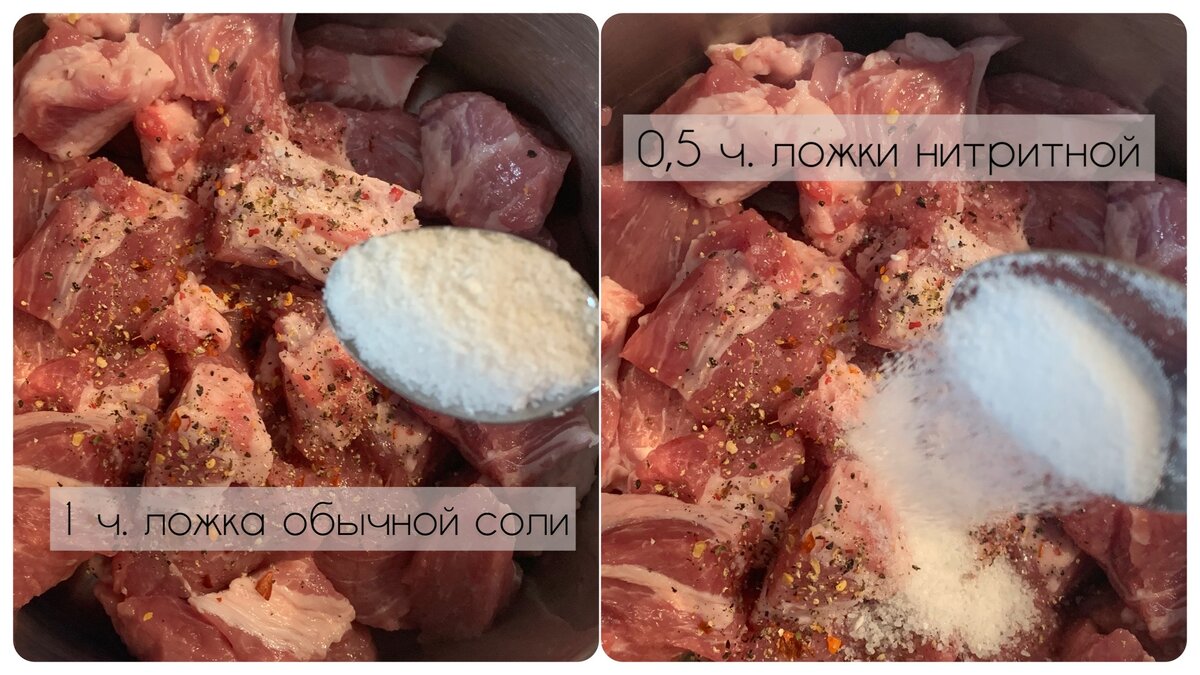 добавила соль, специи 