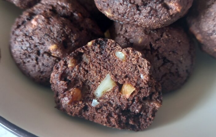 Овсяное печенье с шоколадом и орехами рецепт с фото пошагово