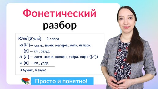 下载视频: Фонетический разбор слова. Как сделать звуко-буквенный разбор?