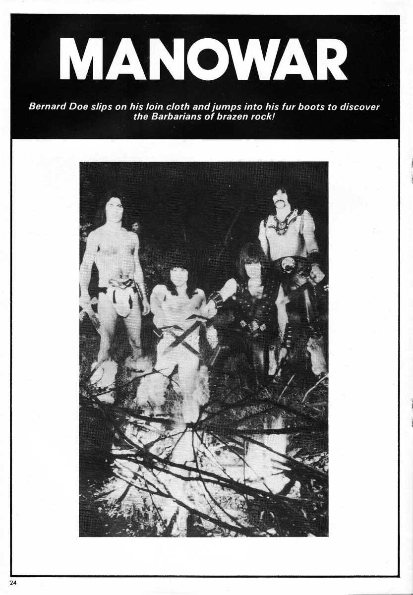 Страница журнала Metal Forces