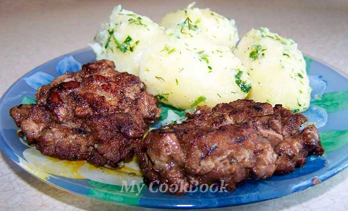 Оладьи из куриной печени - простой пошаговый рецепт