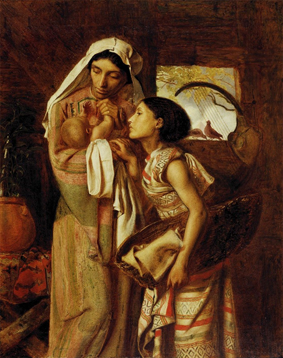 Симеон Соломон. Мать Моисея, 1860