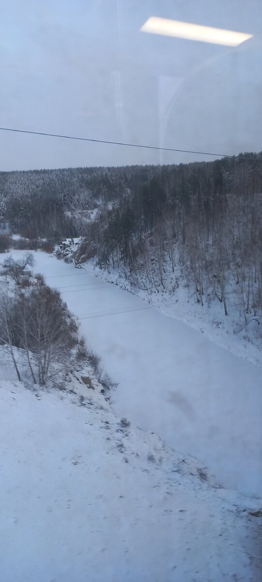 Вид из окна электрички