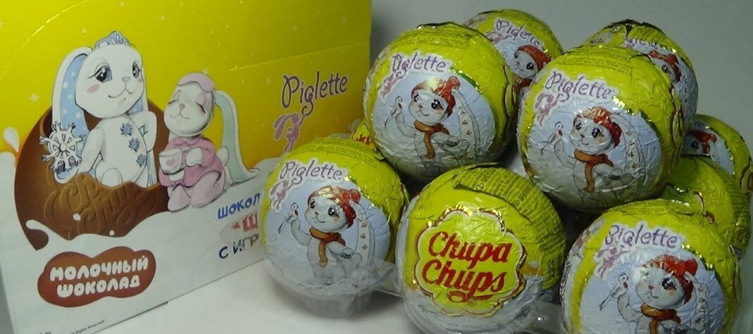 Фото из интернета: шоколадное яйцо "Чупа Чупс" Piglette