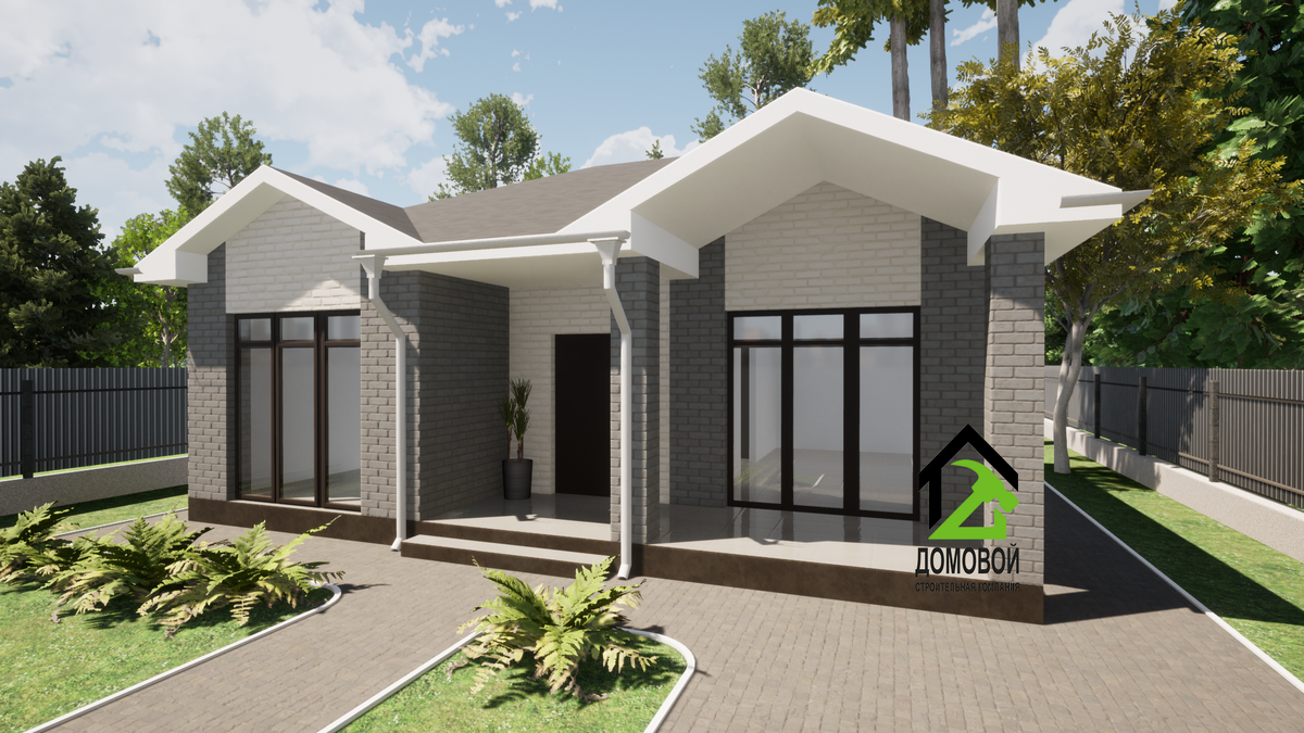 Проект разработан архитектором ООО "Строительная компания "Домовой" (г. Краснодар)