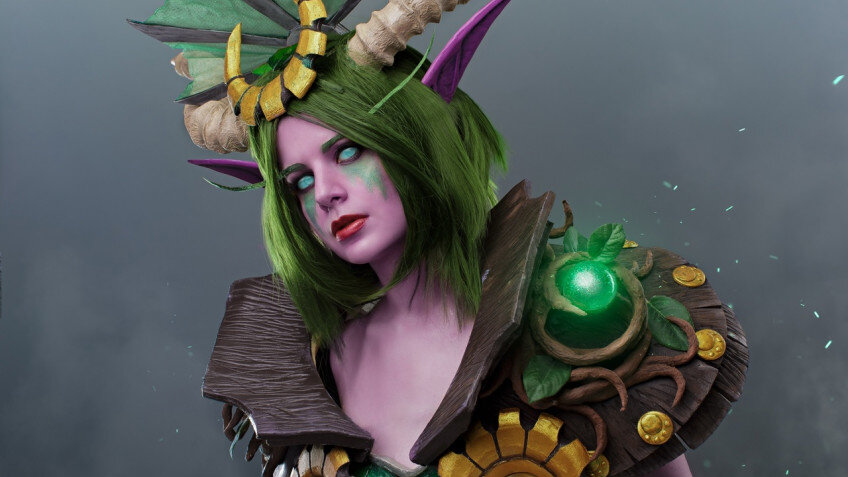    Косплеер показала прекрасную Изеру из World of Warcraft