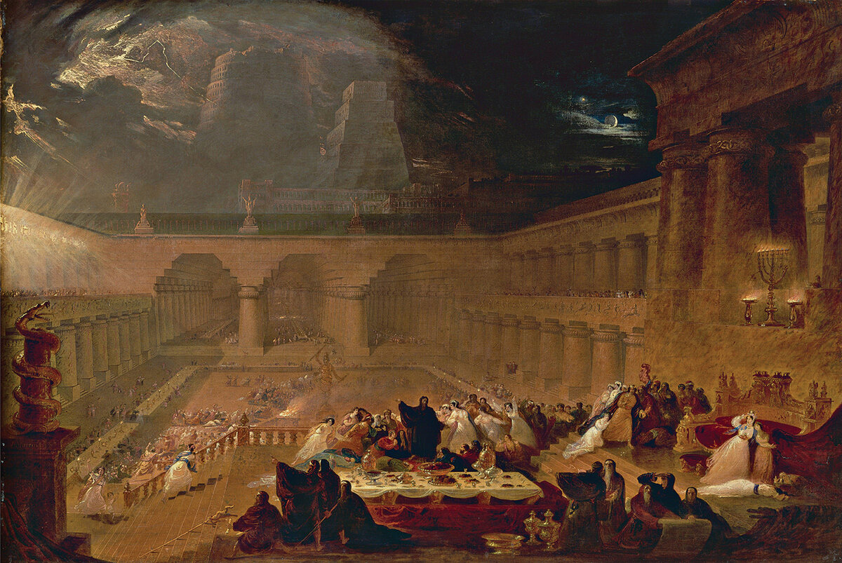 Джон Мартин «Пир Валтасара», 1821 г.