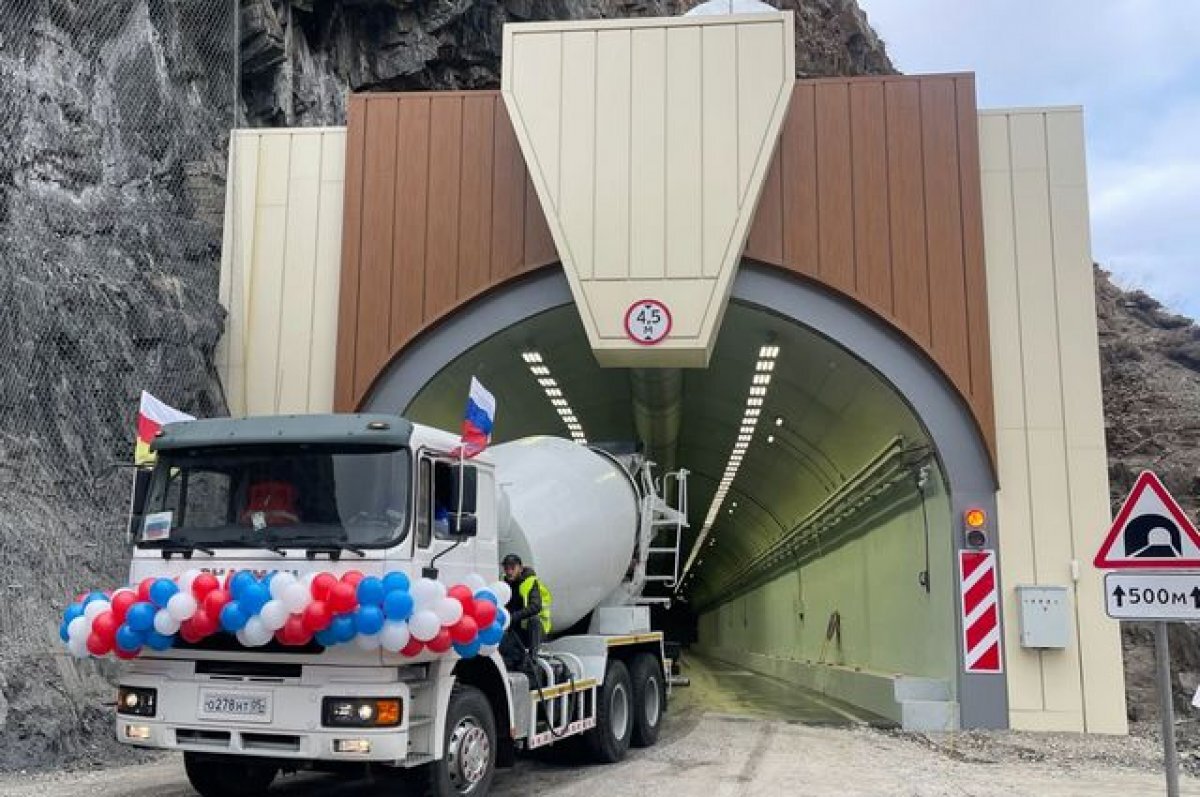    В Северной Осетии открыли тоннель к курорту «Мамисон» и терминал аэропорта