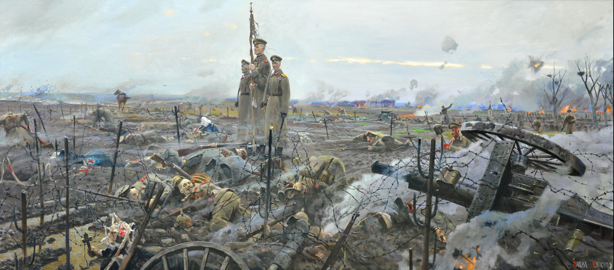 Галицийская битва - поле боя