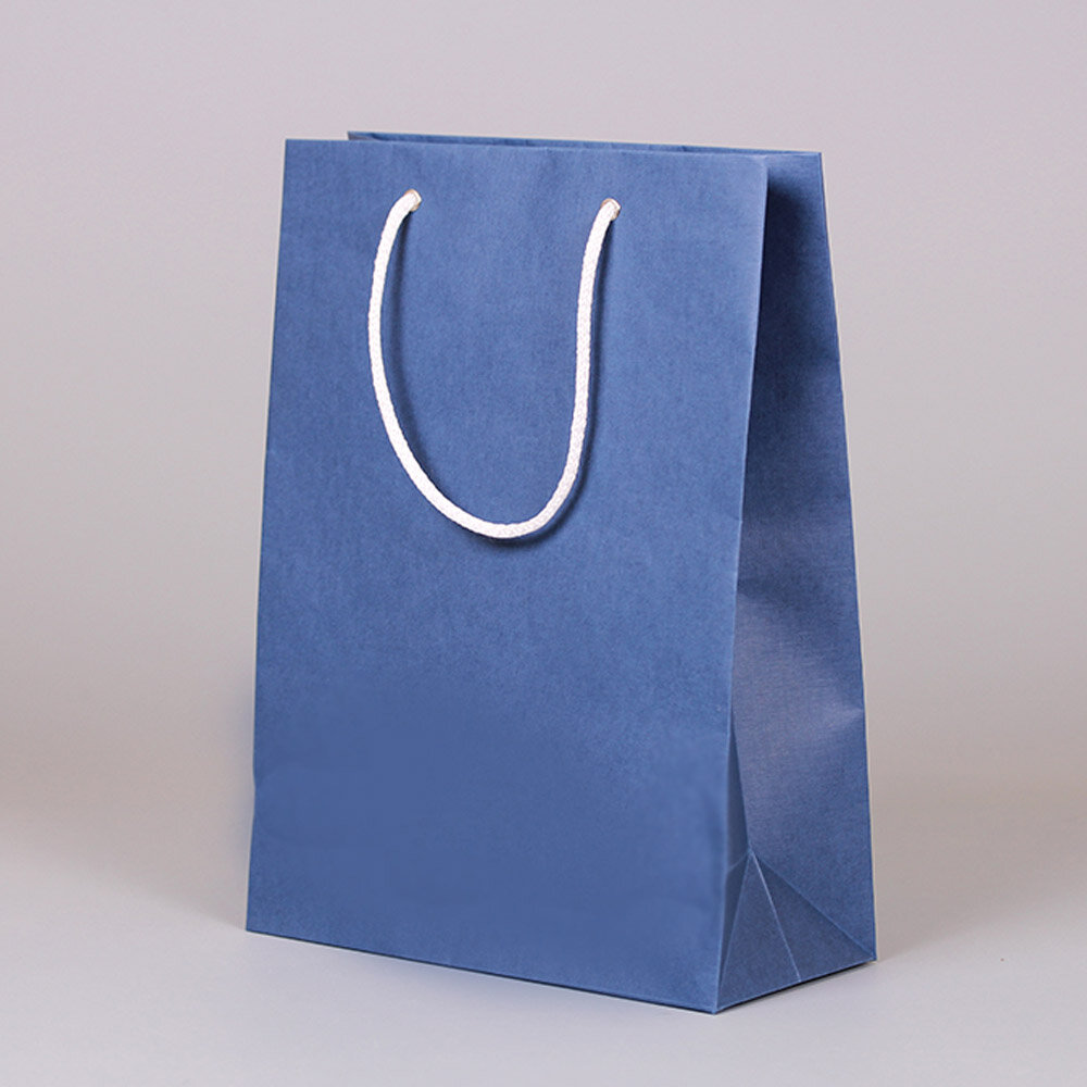 подарочные бумажные пакеты синий. пакет 25х36х8 синий.