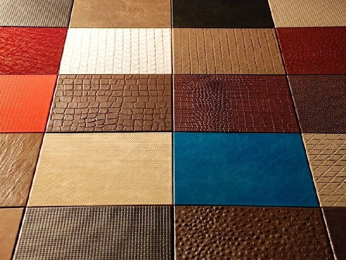 Фото Кожаная плитка. 