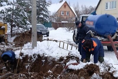    Ремонт коммуникаций в Можайске © Пресс-служба Министерства жилищно-коммунального хозяйства Московской области