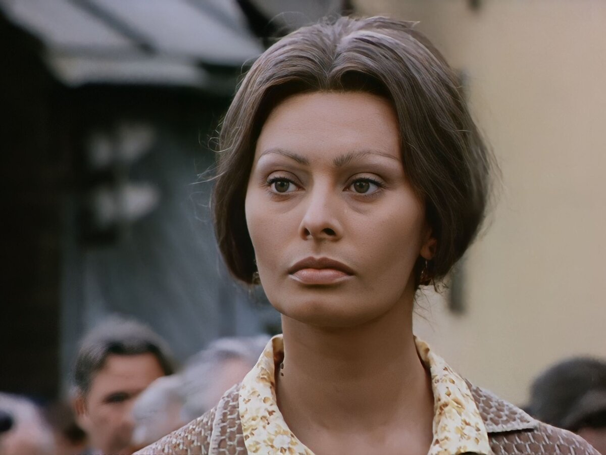 Кадр из фильма «Подсолнухи», 1970 год, режиссер Витторио Де Сика