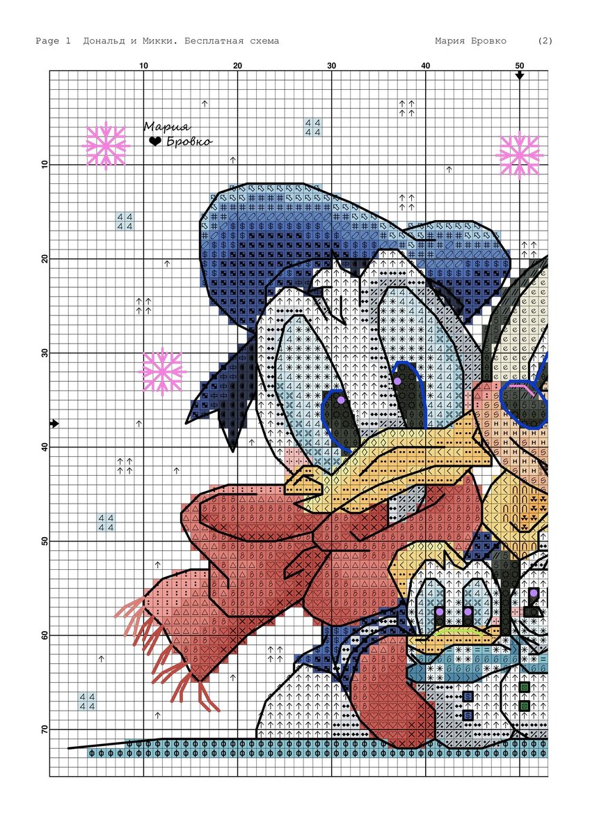 Disney Cross stitch pattern