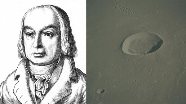 Франц фон Груйтуйзен. Кратер Груйтуйзен на Луне. Фото © Wikipedia