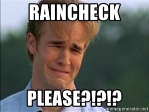 Что означает идиома "Take a rain check" и как она связана с бейсболом 