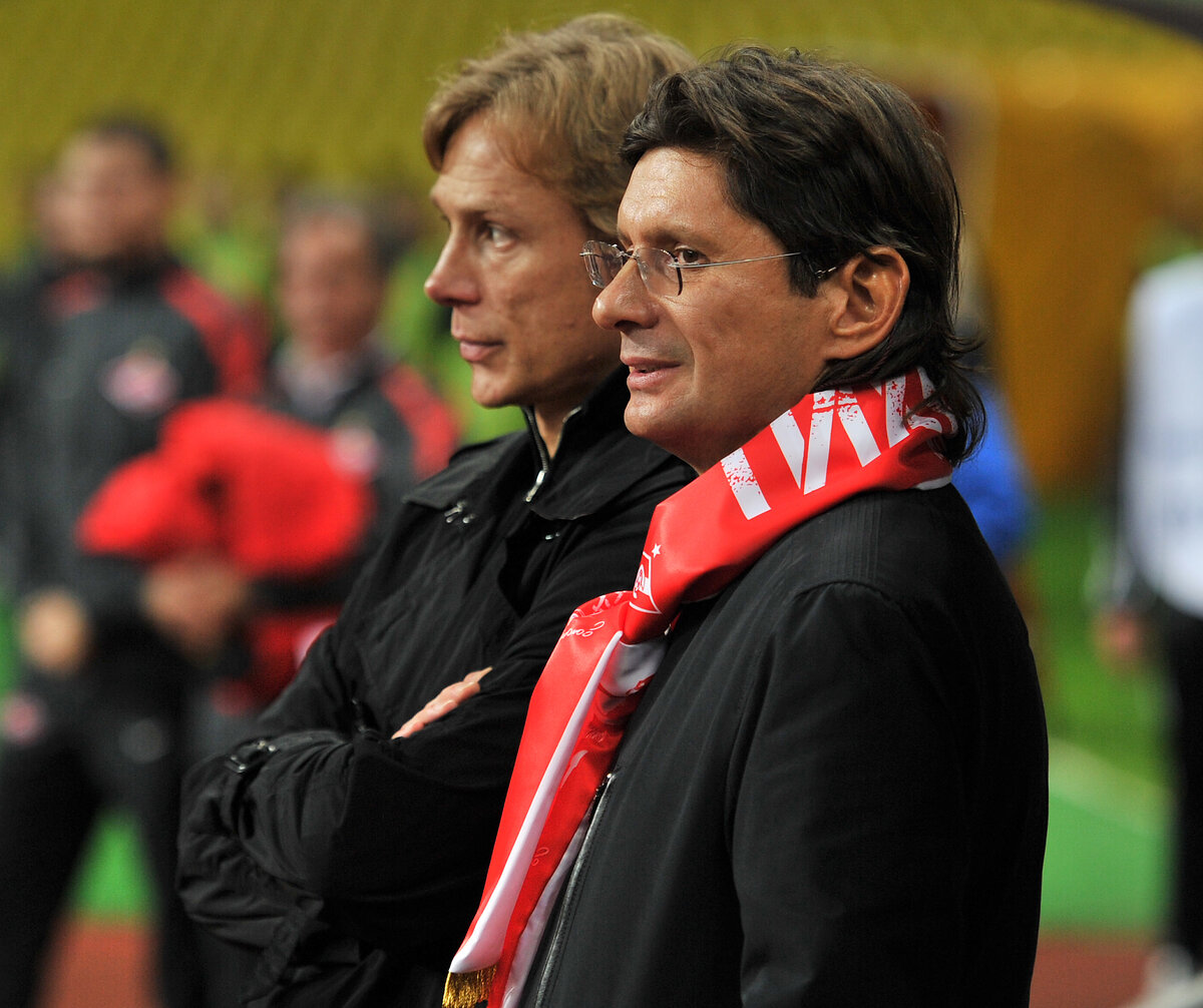 Валерий Карпин и Леонид Федун. Фото Алексея Иванова, архив «СЭ»