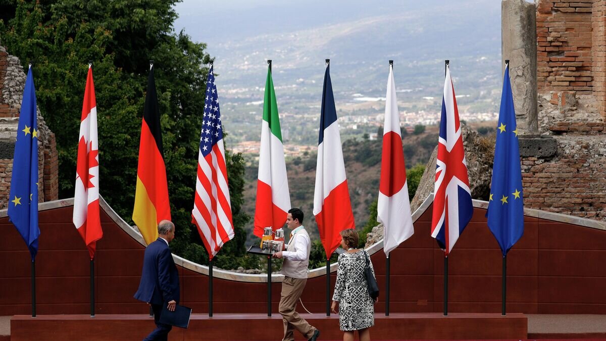    Флаги стран-участниц саммита G7© AP Photo / Andrew Medichini