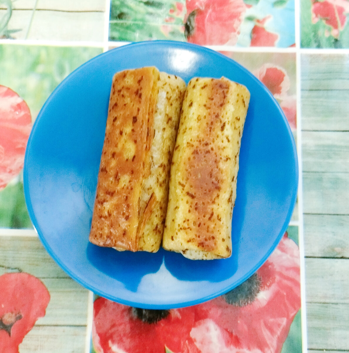 2 покупных блина с мясом