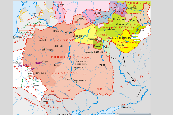 Московское княжество, 14 век